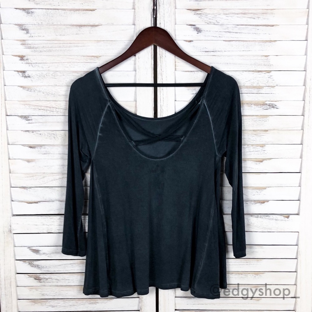 American Eagle | Soft & Sexy Cross Back T-Shirt - Picture 2 of 7